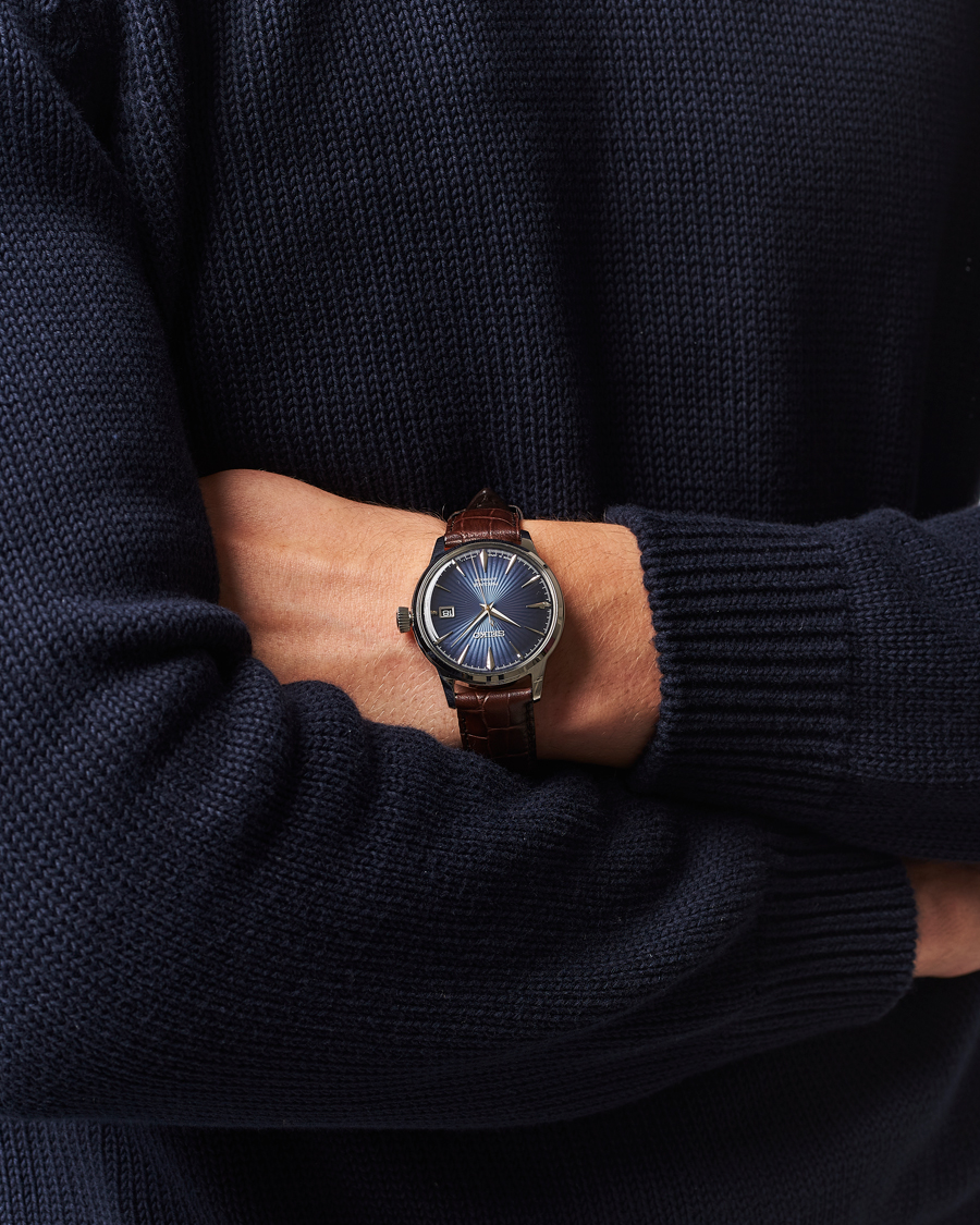 Seiko Presage Automatic Leather 40mm Blue Dial