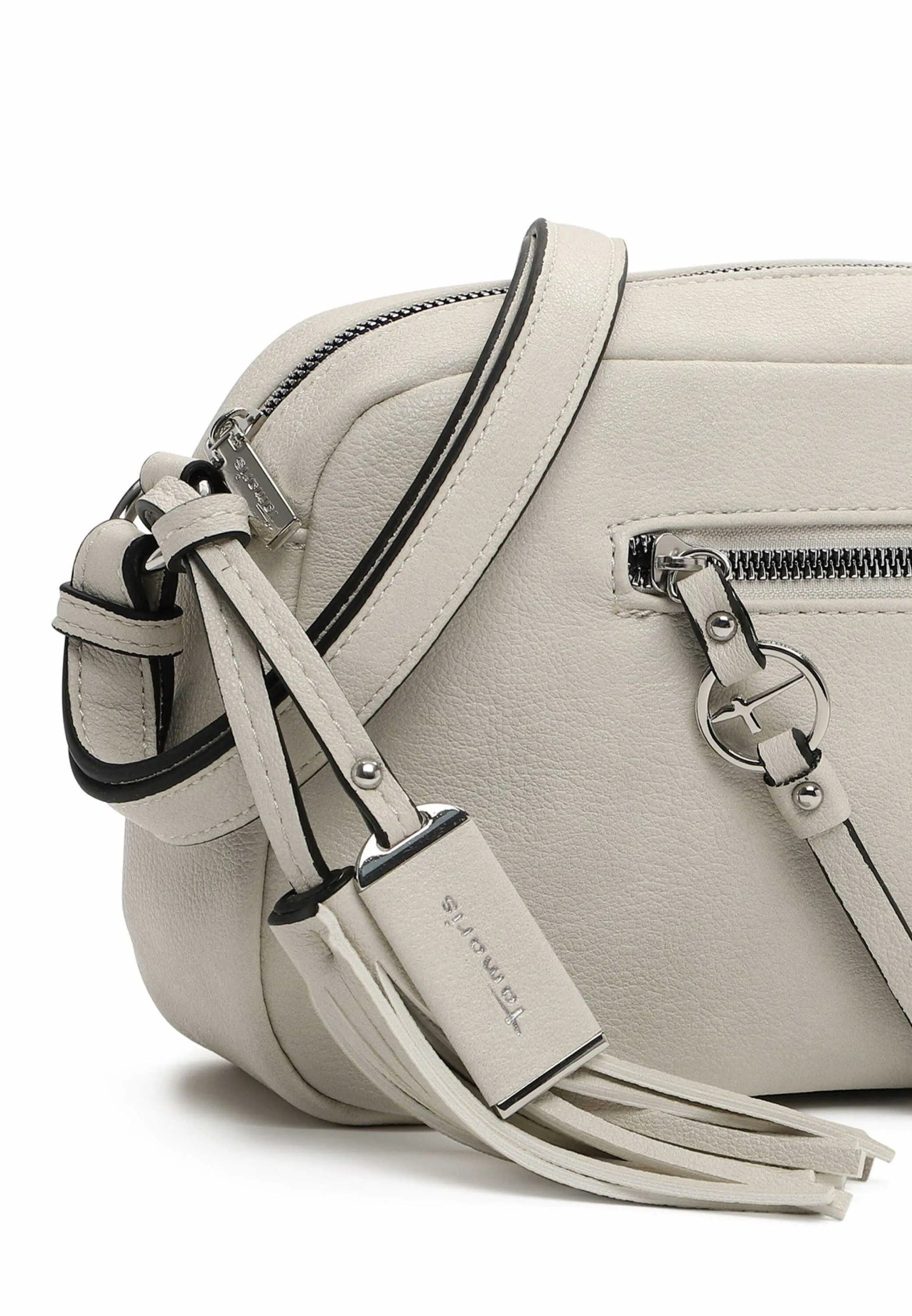 TAMARIS Umhängetasche Offwhite Lederimitat