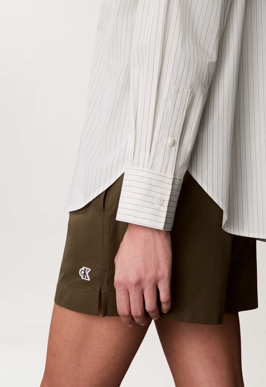 Calvin Klein Yarndye Poplin Overhemd