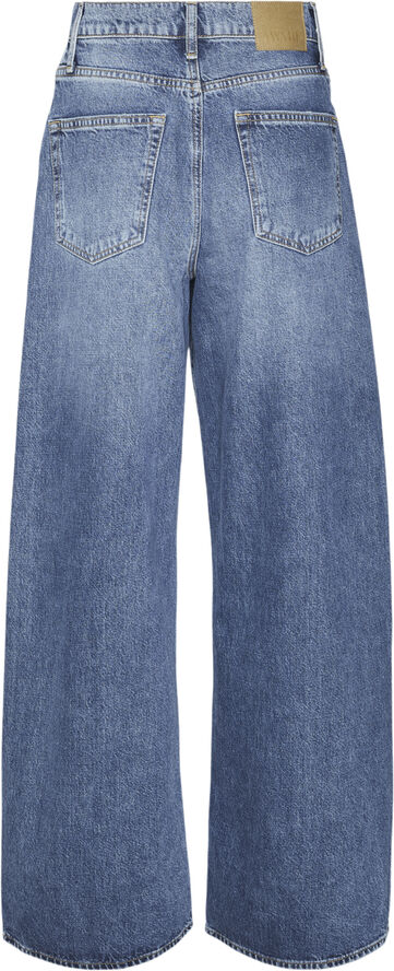 Vero Moda VMELINA SHR WIDE DENIM JEANS BA3284 Medium blue denim