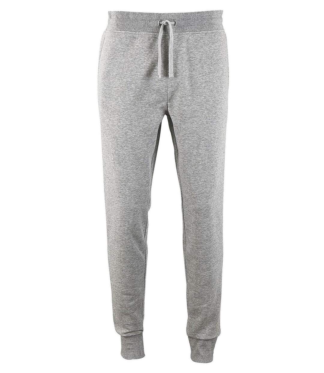 Pantalon jogging coupe slim - homme - 02084 - gris chiné