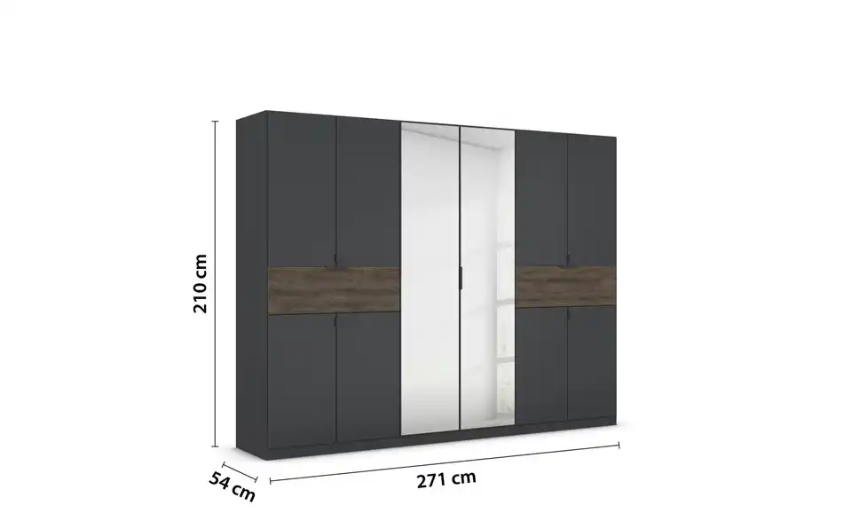Drehtürenschrank 271 cm 10 Stück