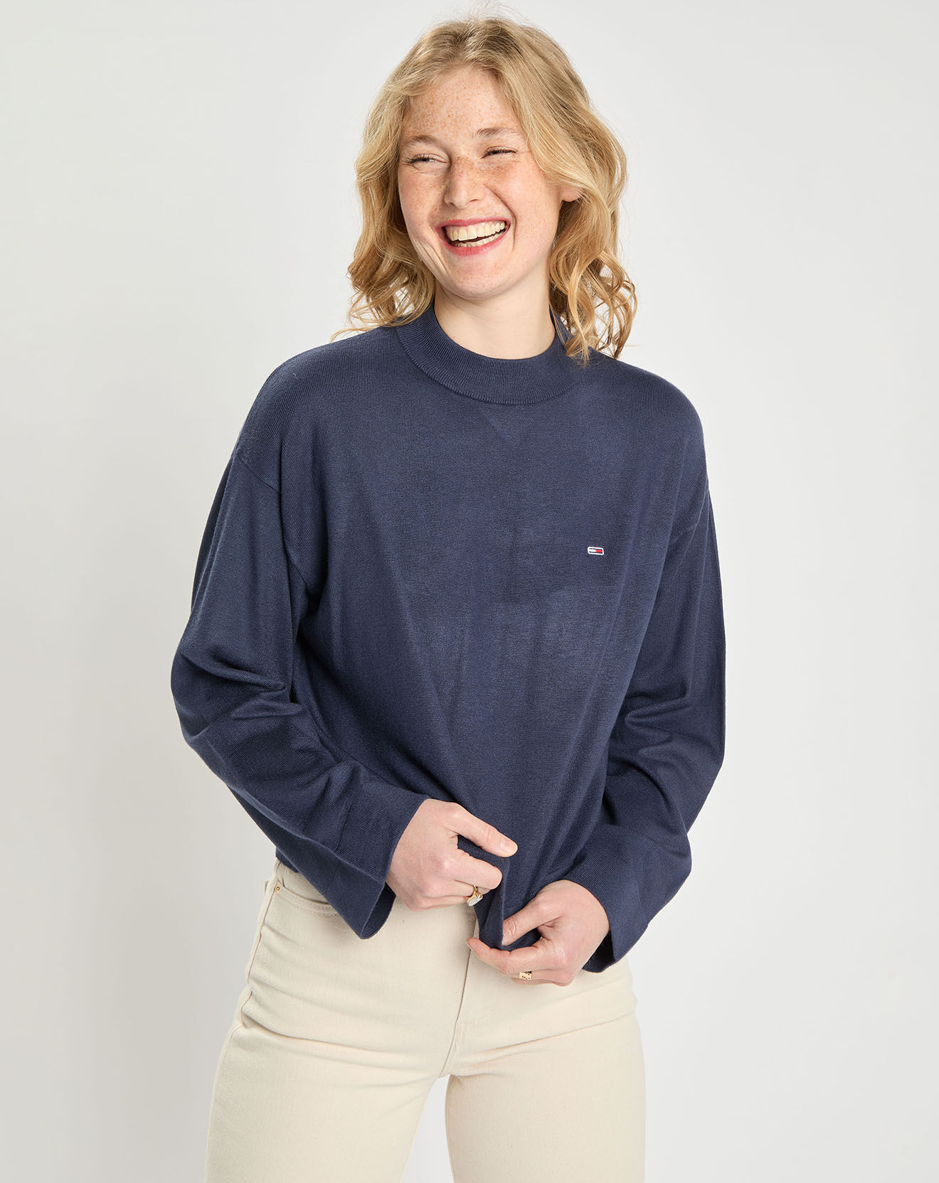 Tommy Jeans Pull Essential bleu marine