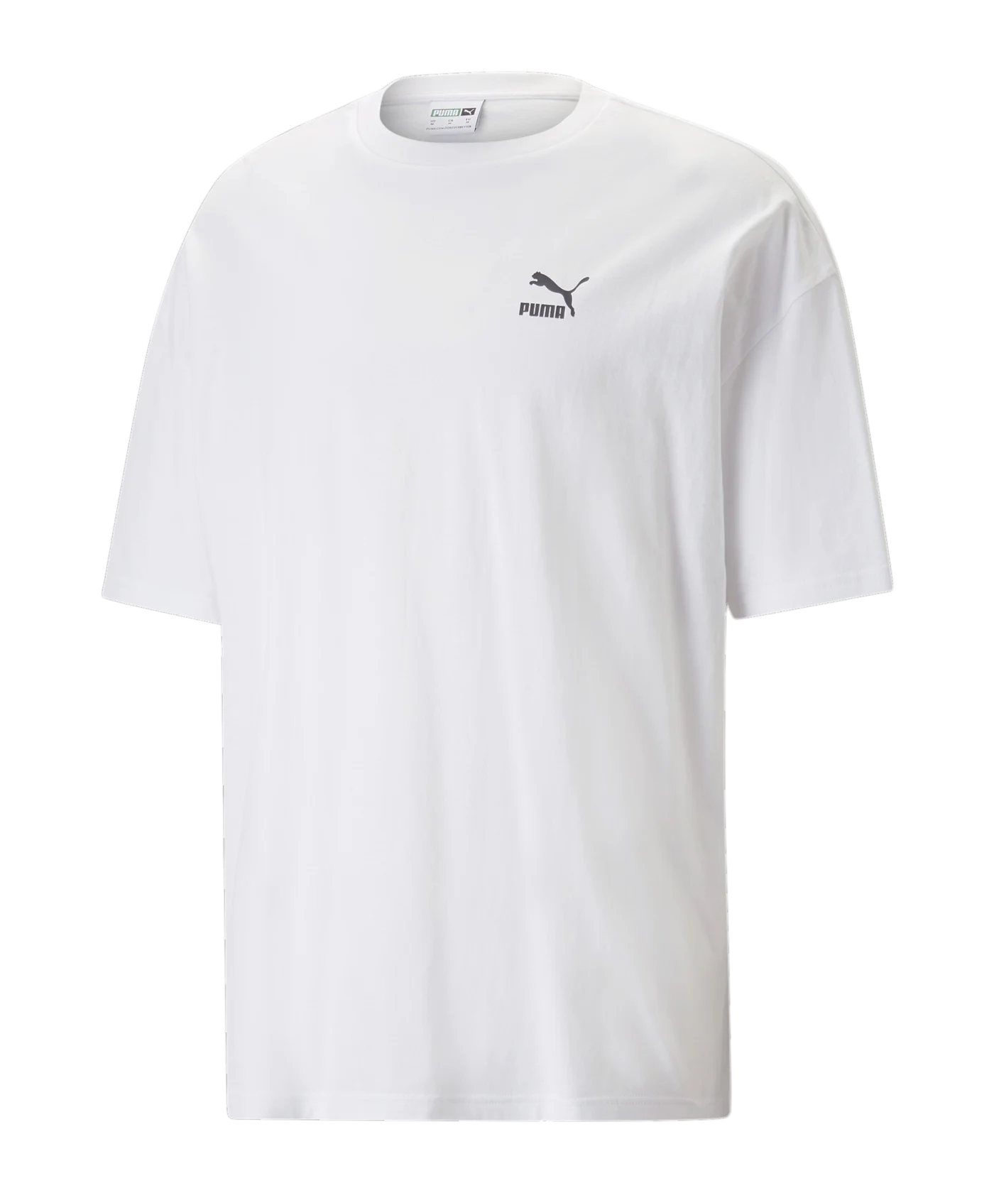 PUMA CLASSICS Oversized T-Shirt Weiss F02