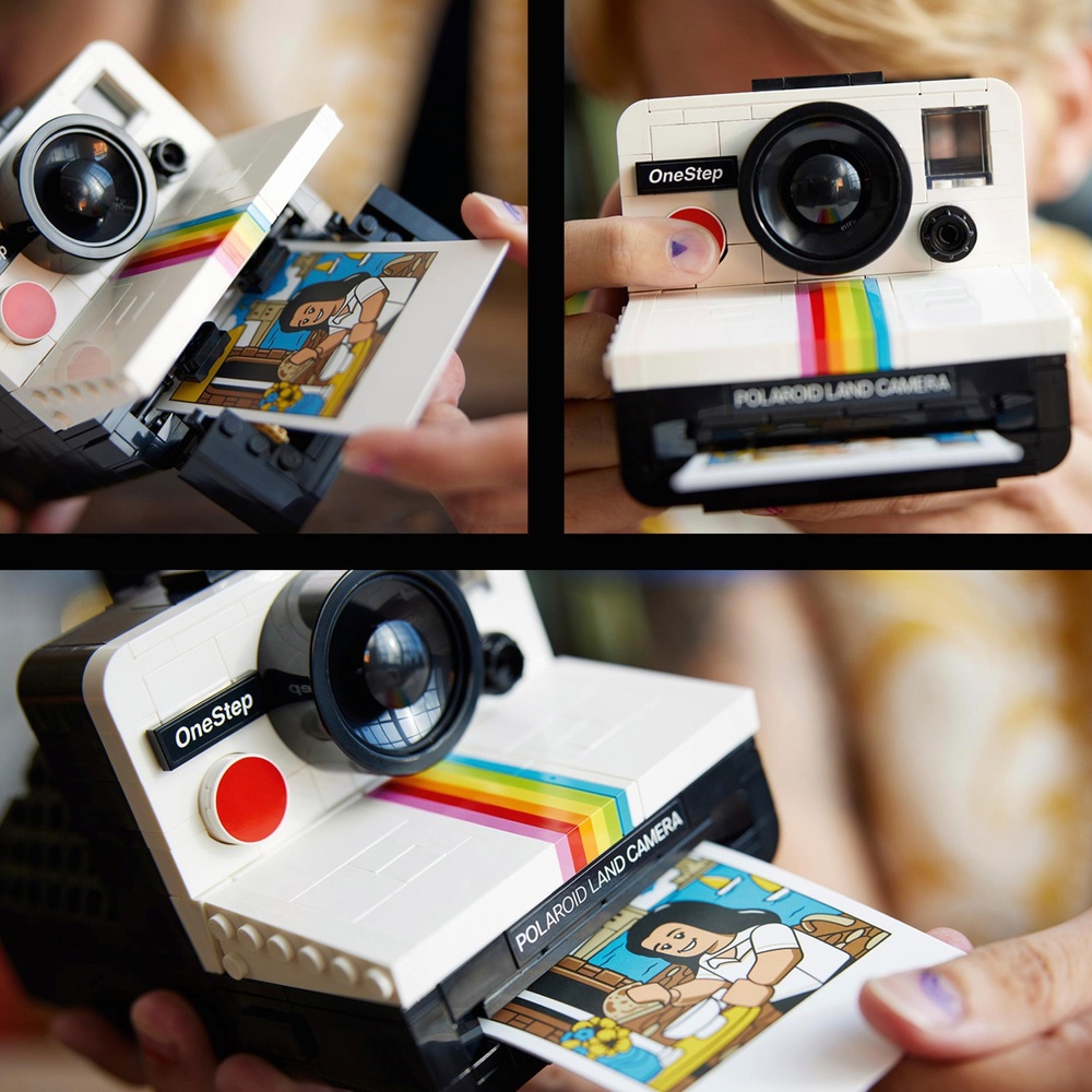 LEGO Ideas 21345 Polaroid OneStep SX-70 Kamera-Set für Erwachsene