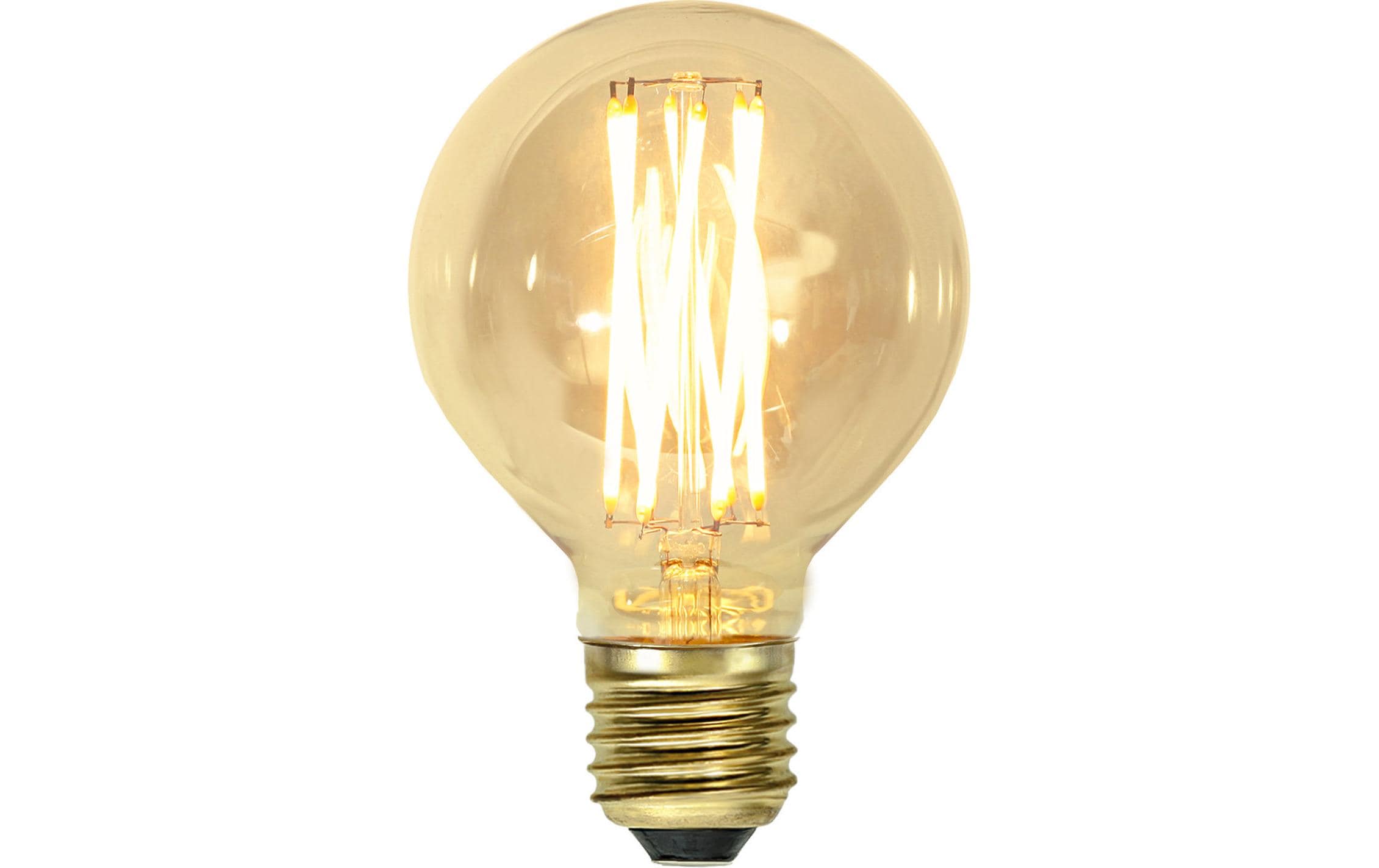 Lampe Vintage Gold G80 3.7 W (25 W) E27 WarmweissKlares Filament-Leuchtmittel