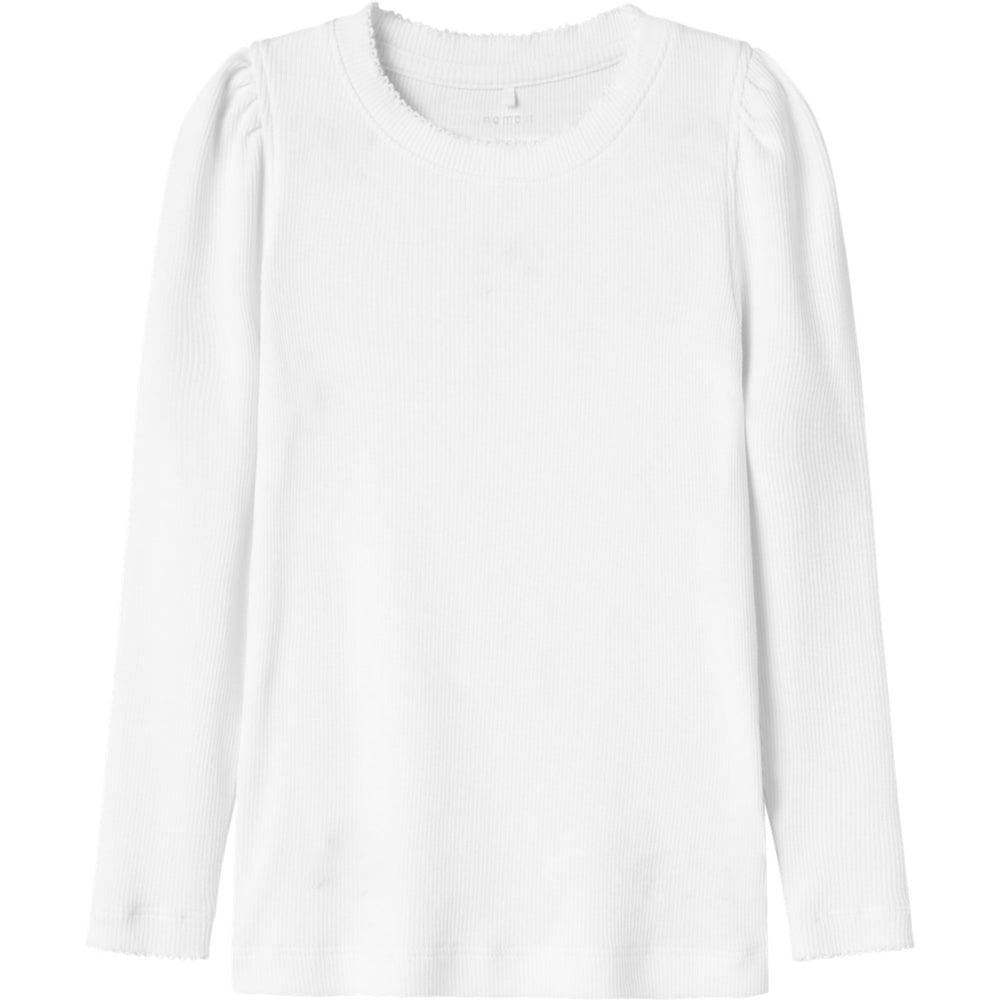 Køb Name It Bright White Fikab Bluse