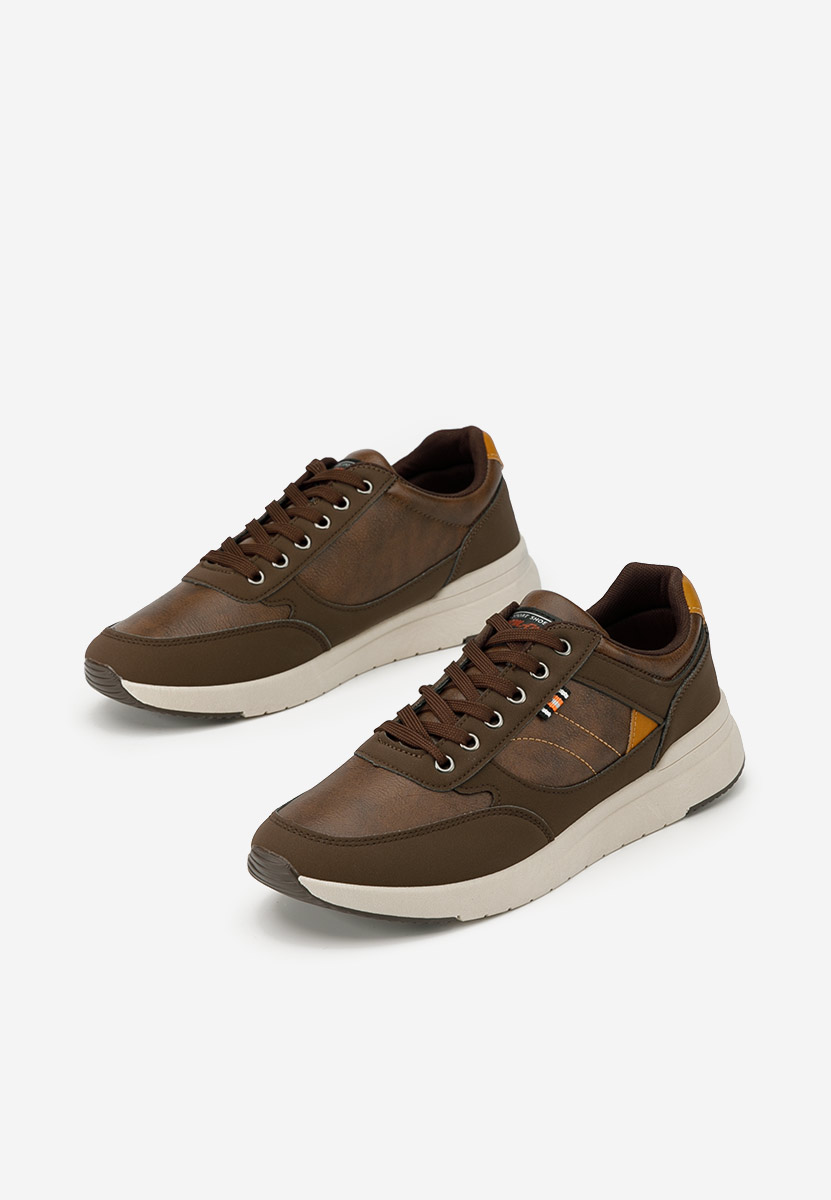 Baskets pour hommes bruns Freeman