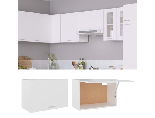 VIDAXL - Meuble haut Armoire de cuisine blanc 60x31x40 cm aggloméré