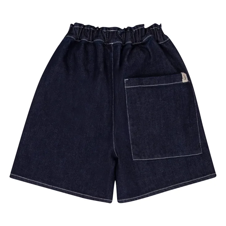 Bonnie & The Gang Short Denim Leo Coton Bio | Noir