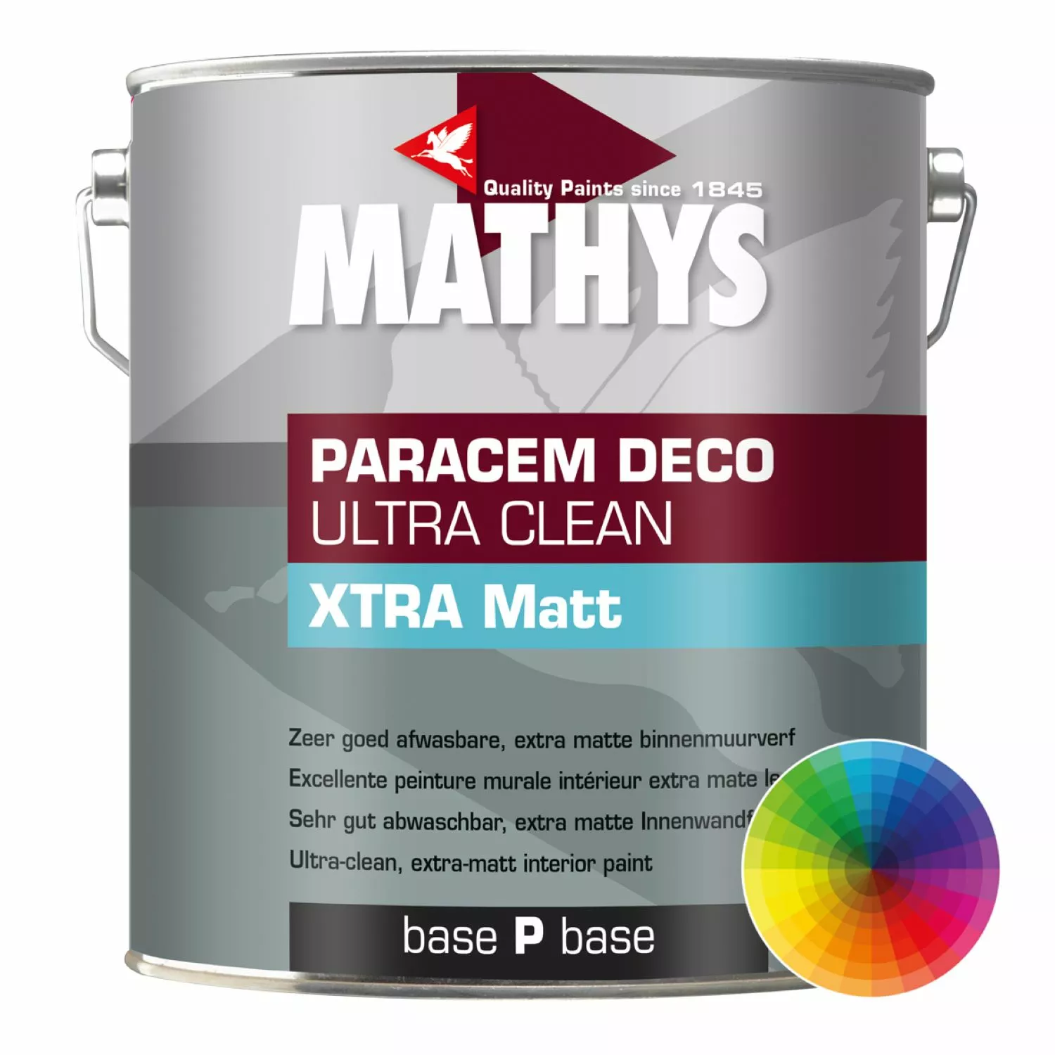 Mathys Paracem Deco Ultra Clean Xtra Mat - op kleur gemengd - 10L