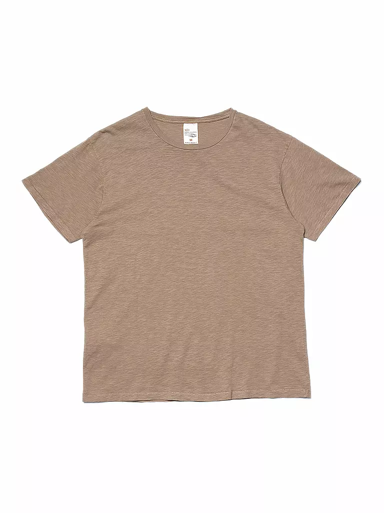 NUDIE JEANS T-Shirt ROFFE beige