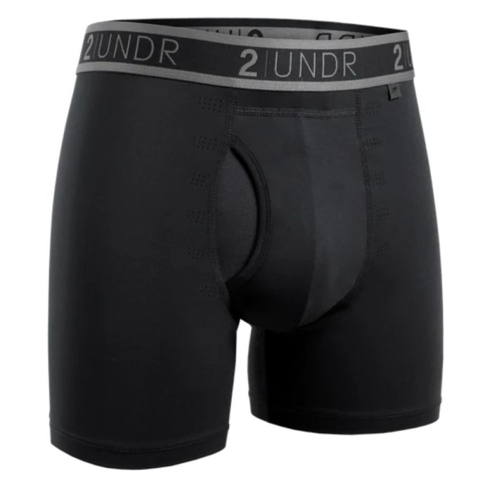 2UNDR Herre Undertøj og basislag Sport Shift Boxer Sort