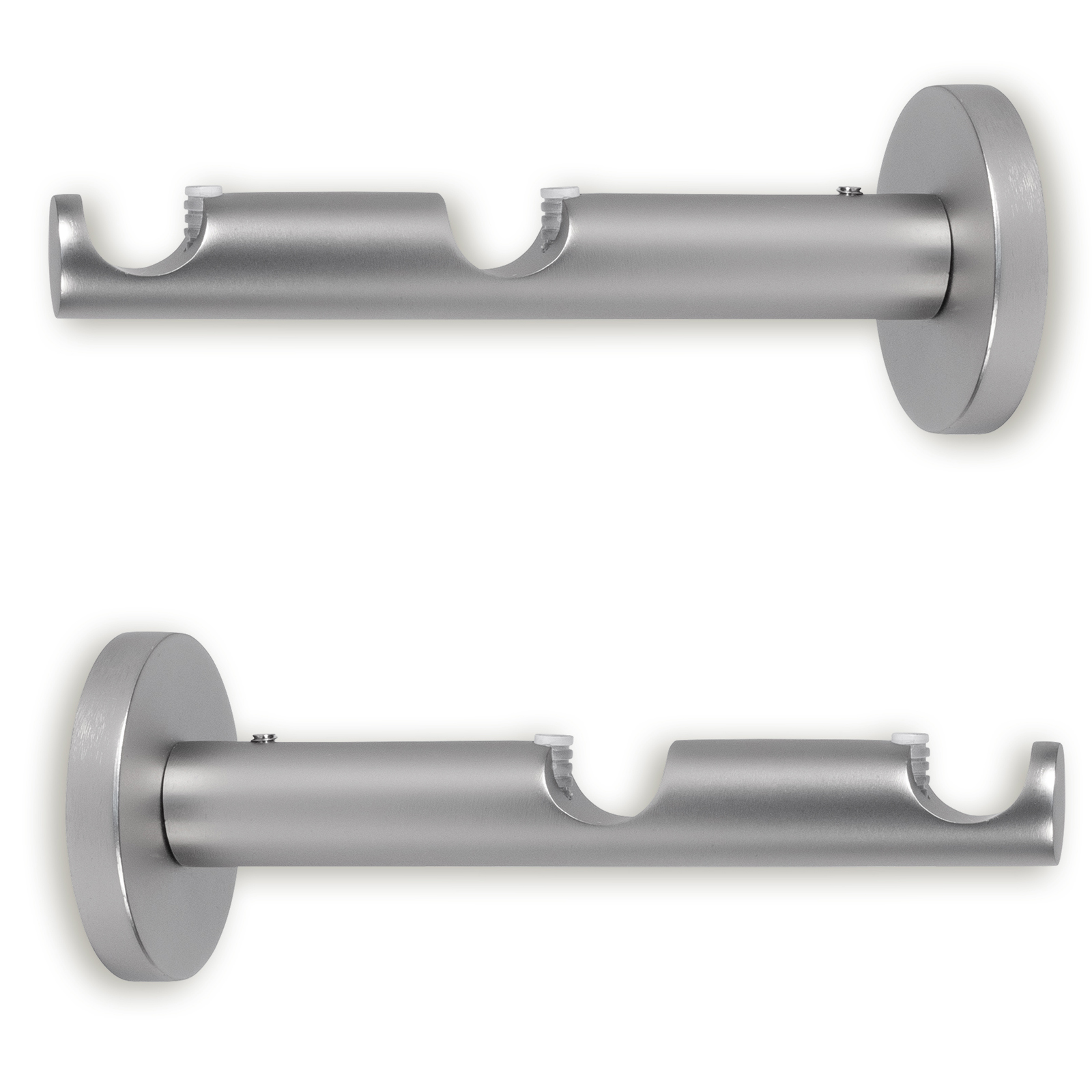 2er-Set Auflagen-Doppelträger - titan matt