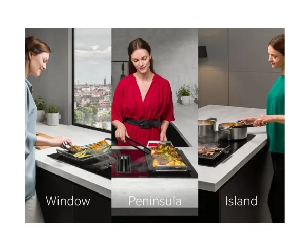 AEG - CCE84751CB - INDUKTIONSKOGEPLADE MED EMHÆTTE 83 CM