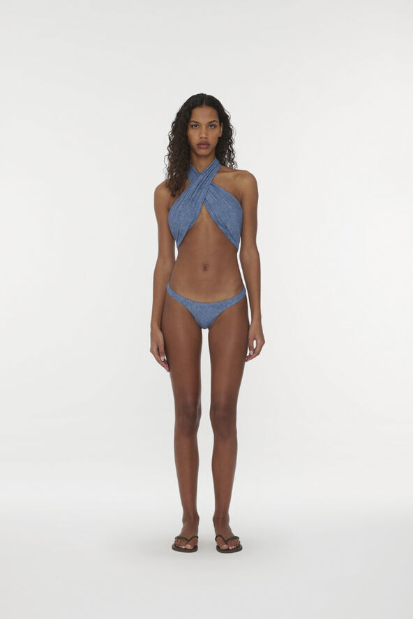 ROTATE Birger Christensen SOFT MIXED SWIMSUIT Quiet harbor comb.