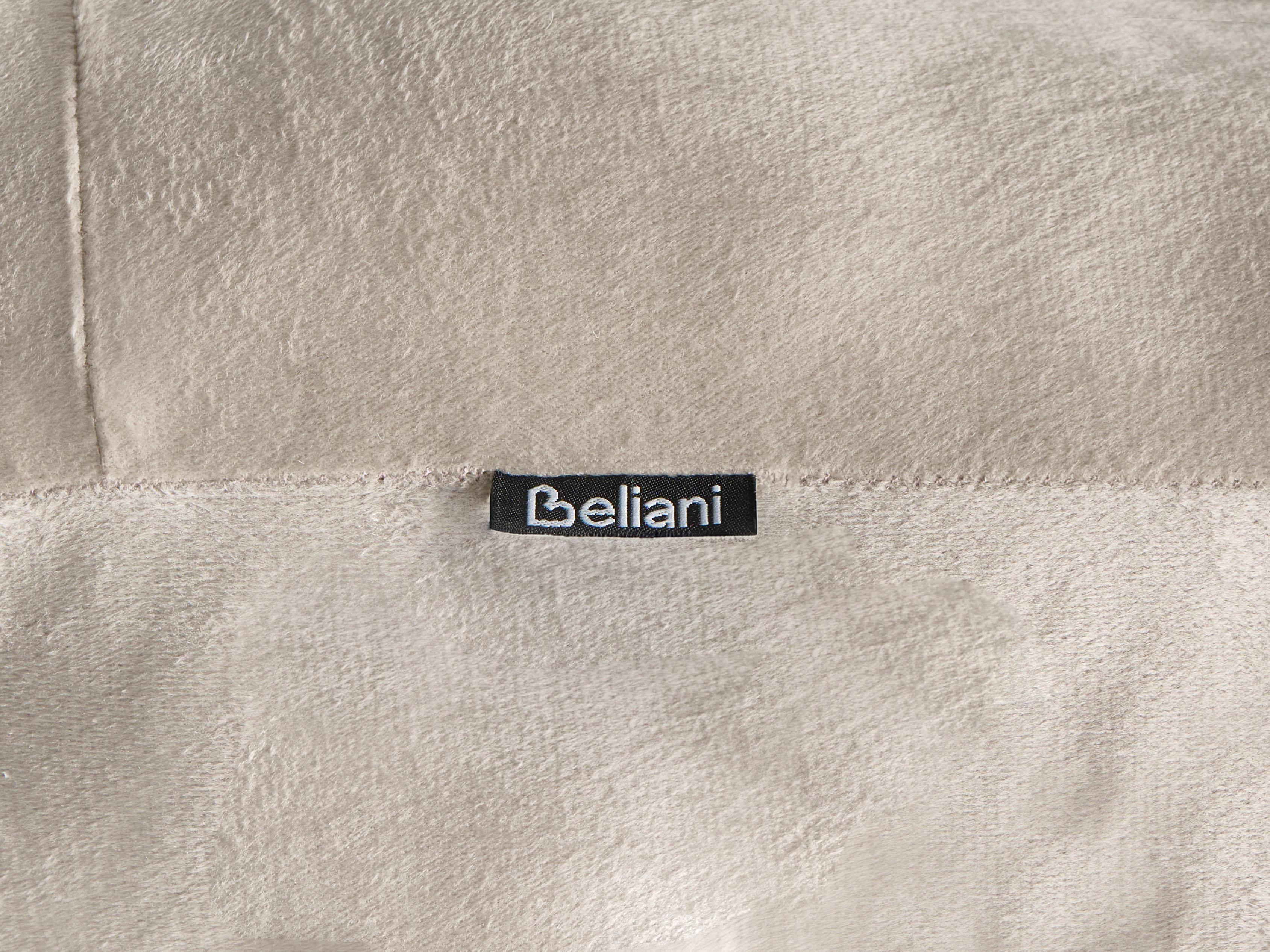 Set van 3 sierkussens JOLLYTRIO Fluweel 35 x 70 cm 40 x 60 cm 40 x 40 cm Lichtbeige kerstmotief