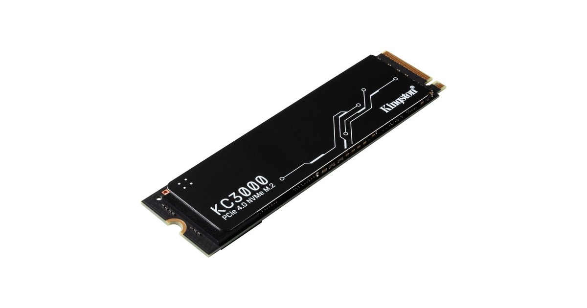 KingstonKC3000 2 TB SSD  (Zwart, SKC3000S/2048G, PCIe 4.0 NVMe, M.2 2280)