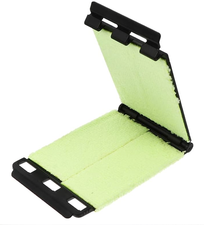 Gitarren Mikrofaser Saiten Reiniger Griffbrett Reinigungstuch für Gitarre / Bass / Ukulele - Schwarz / Grün