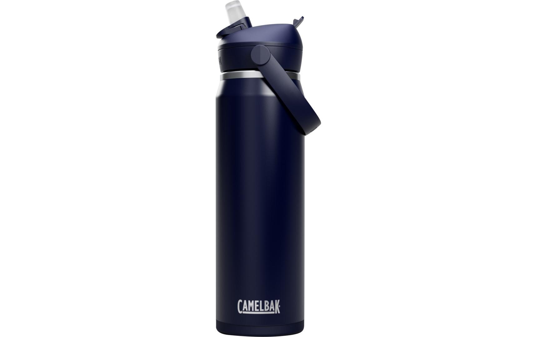 Thermosflasche Thrive Flip Straw V.I. 750 ml, NavyDer mobile Getränkeschutz