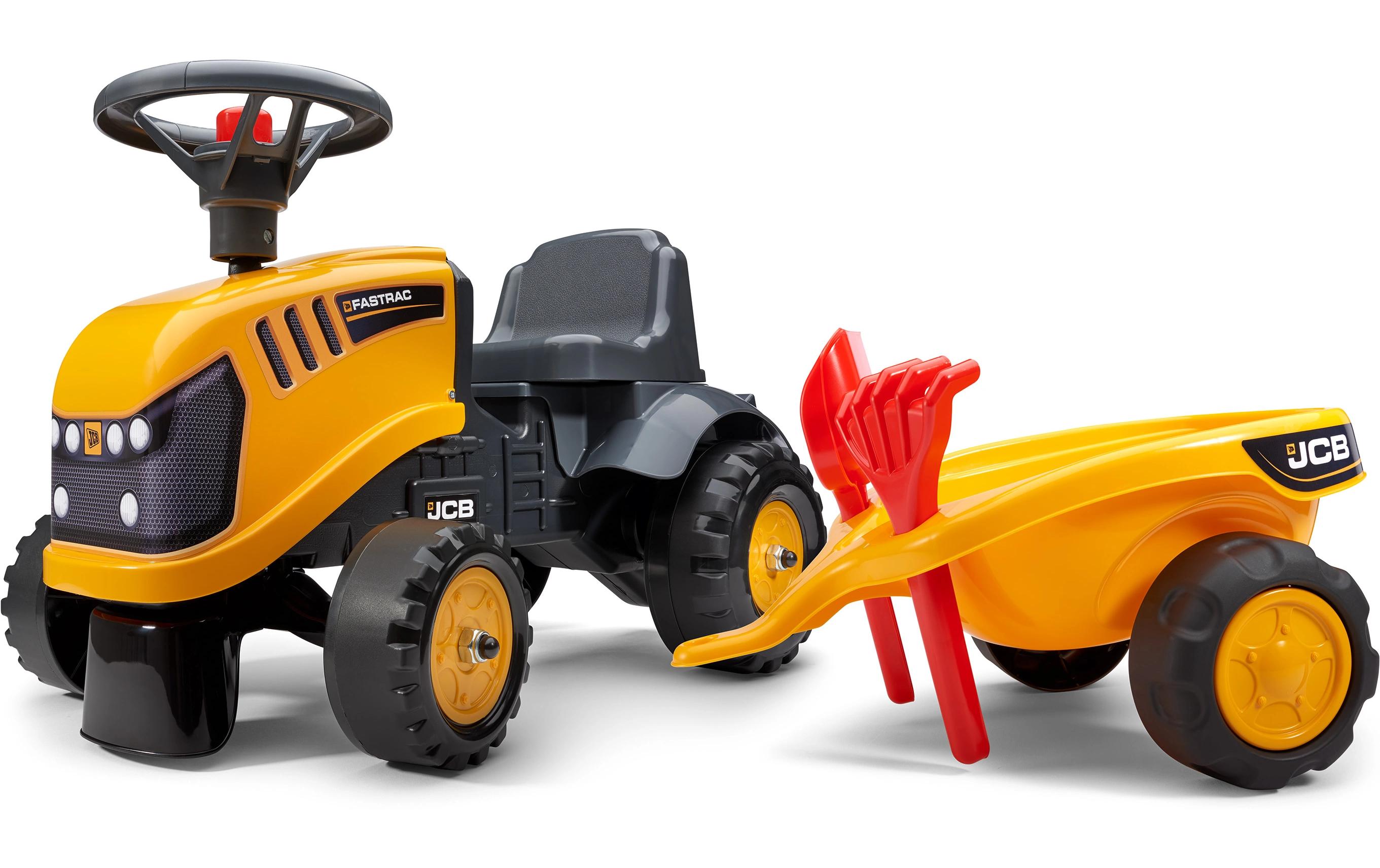 Rutschfahrzeug JCB Rutscher + Anh. SForwarder mit Anhänger, Schaufel und Rechen