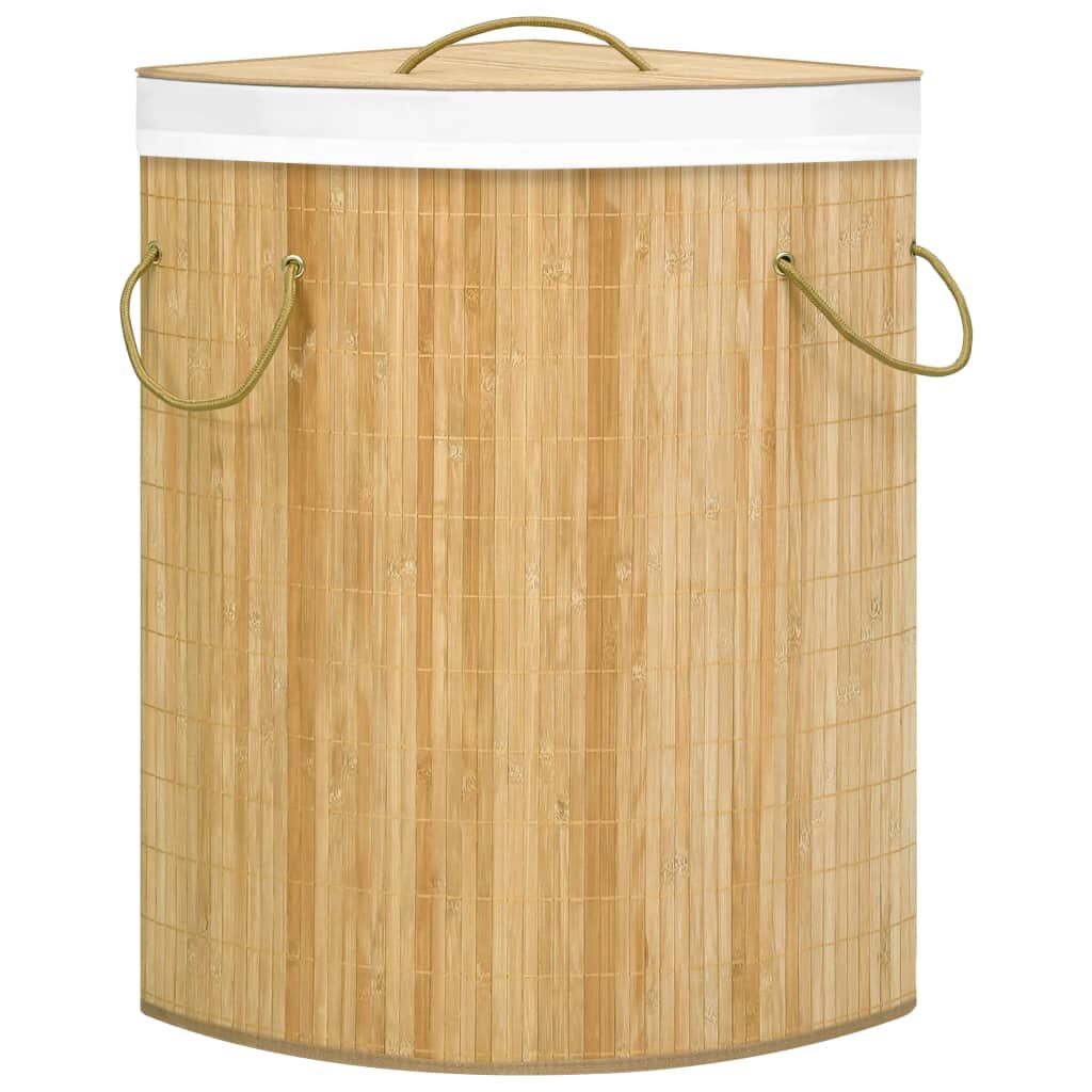 vidaXL Bamboe hoekwasmand 60 L