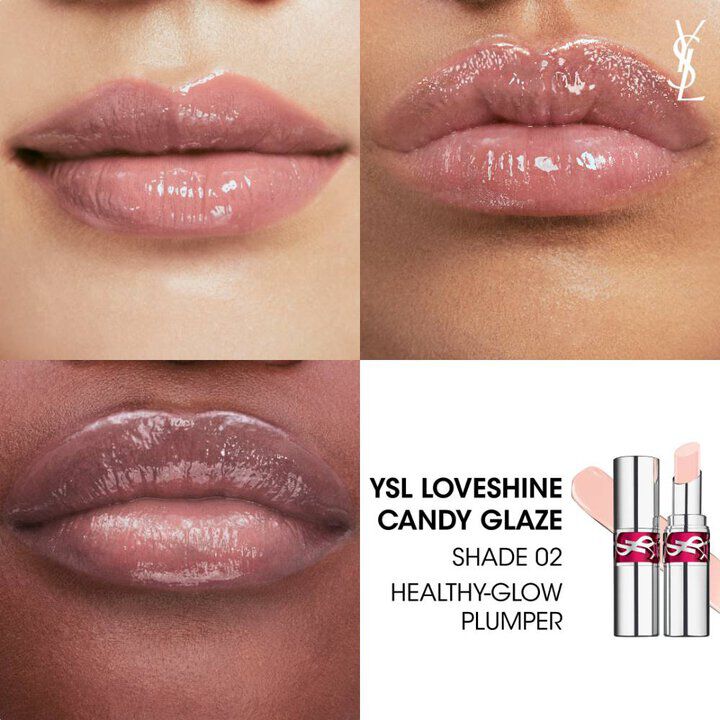 YSL LOVESHINE CANDY GLAZE  GLOSS EFFET REPULPANT EN STICK - 02-Healthy-Glow-Plumper