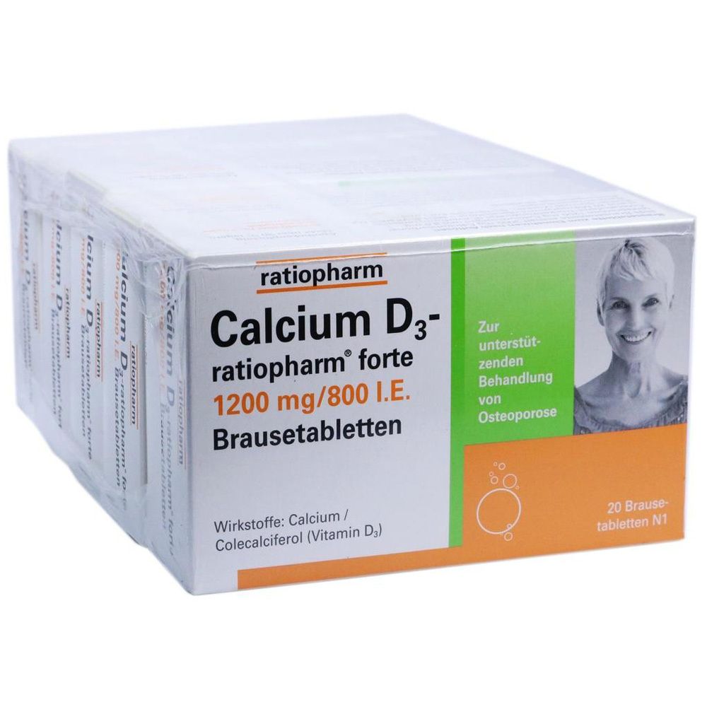 Calcium D3-ratiopharm® forte Brausetabletten