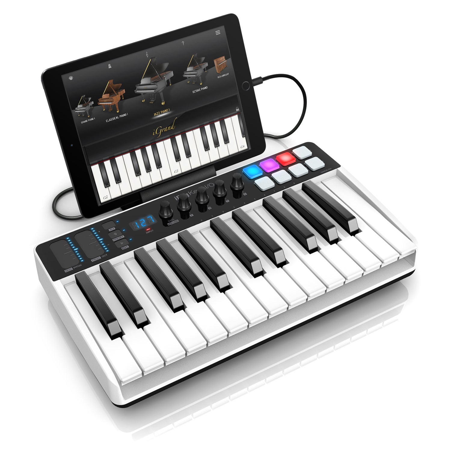 IK Multimedia iRig Keys I/O 25 MIDI-keyboard met audio-interface