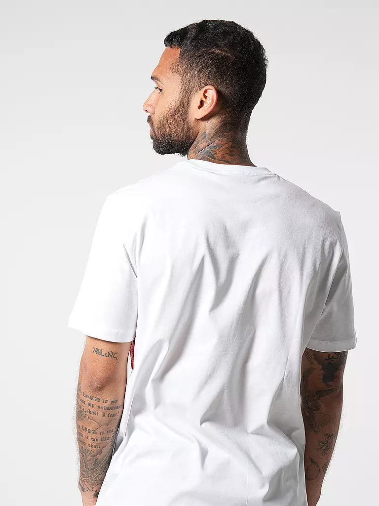 HUGO T-Shirt DIKOBRA weiss