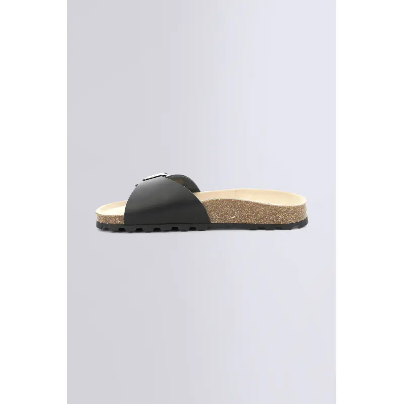 KICK EYRA NOIR MULES Cuir Femme