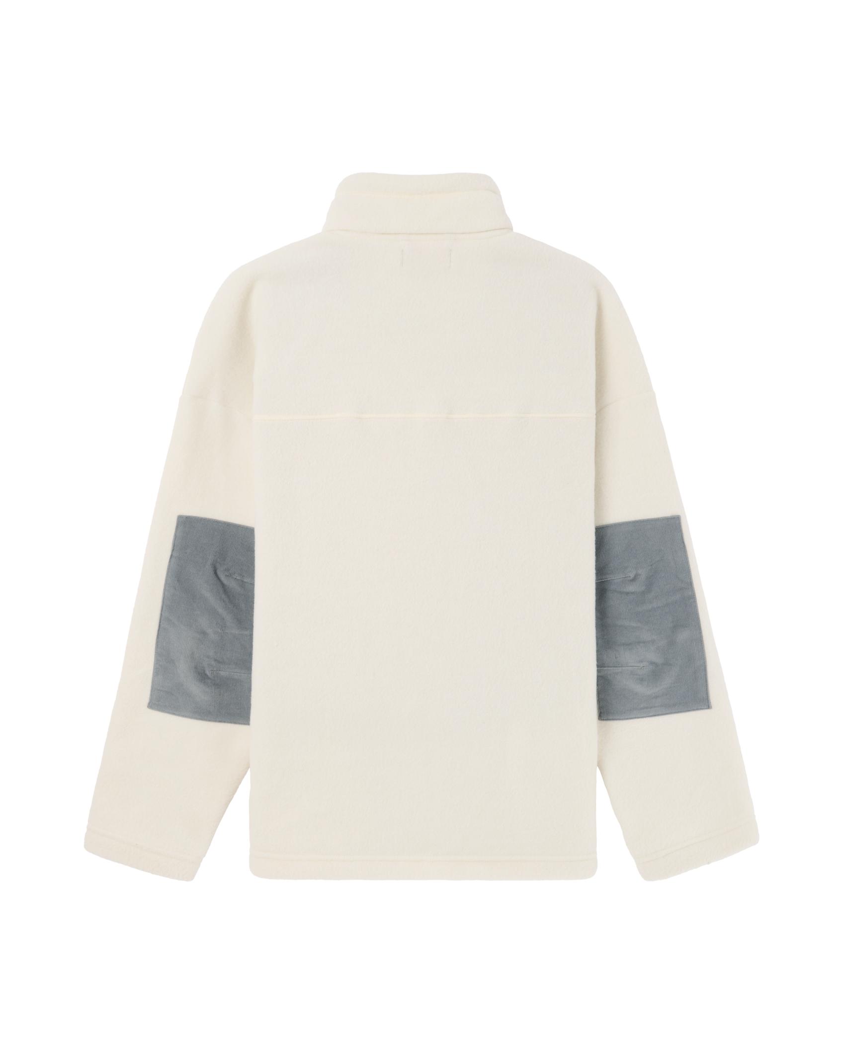 Amundsen V-Bond Cord Fleece Natural/Stormy Blue