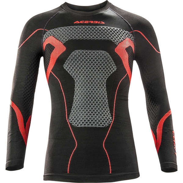 Acerbis - T-shirt technique manches longues X-Body Winter Noir / Rouge