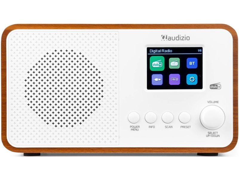 Audizio DAB  Radio Avio Weiss DAB  Radio mit Bluetooth