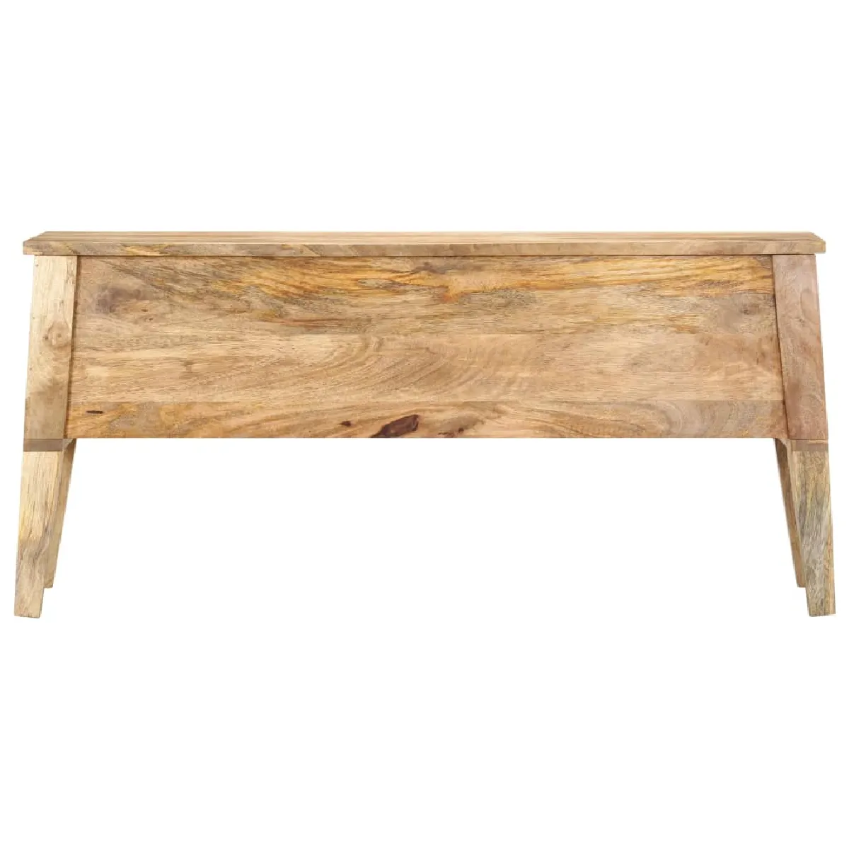vidaXL Coffre de rangement Bois de manguier 99x35x48
