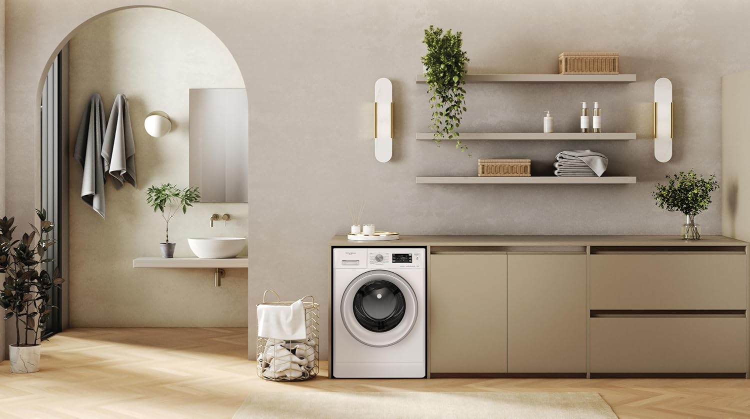 Whirlpool Waschmaschine, Weiß, Nein