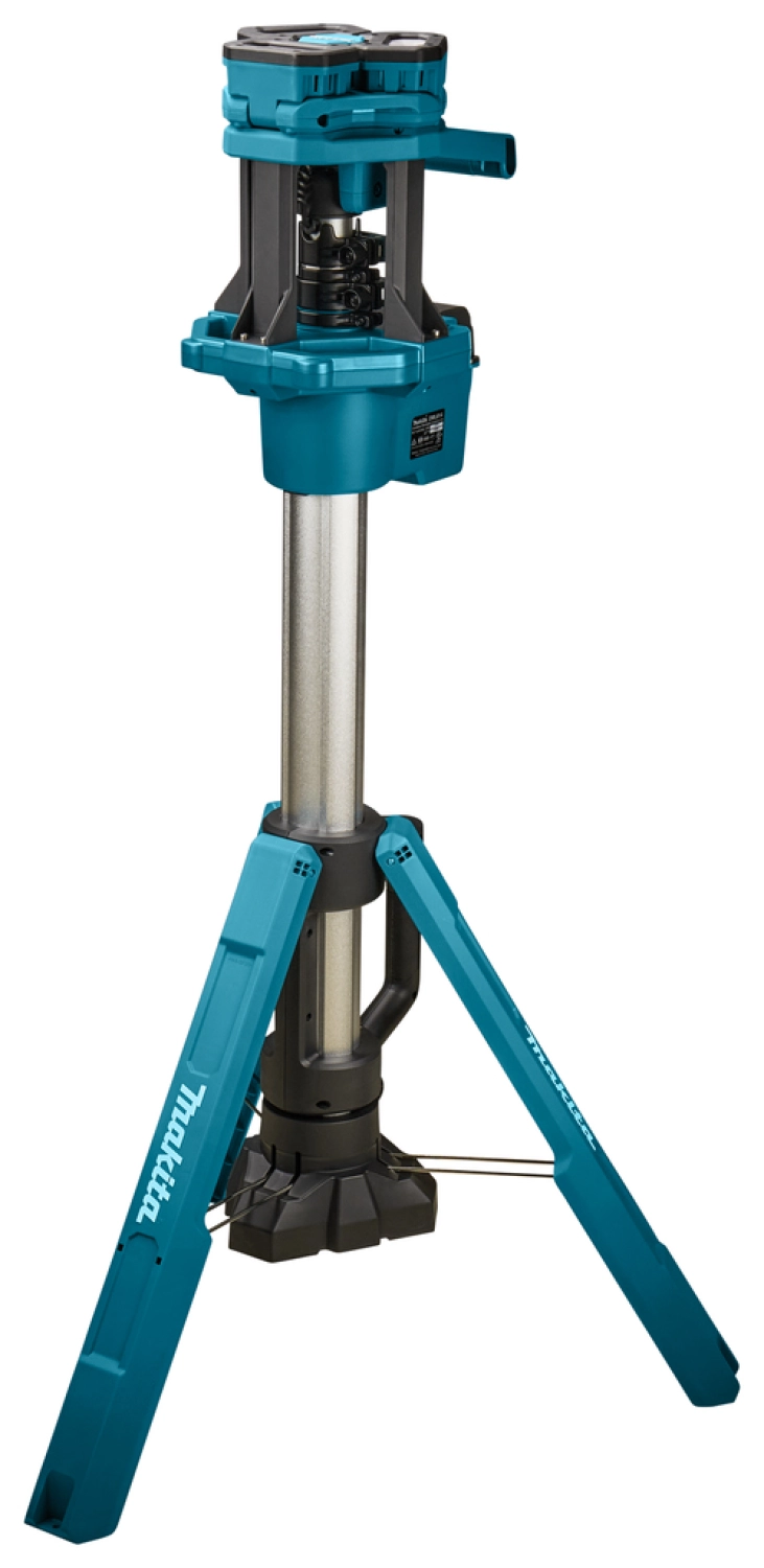 Makita NLADML814 14.4V - 18V Li-Ion accu bouwlamp op statief - 3 spots - 100-220cm - 3000 lumen