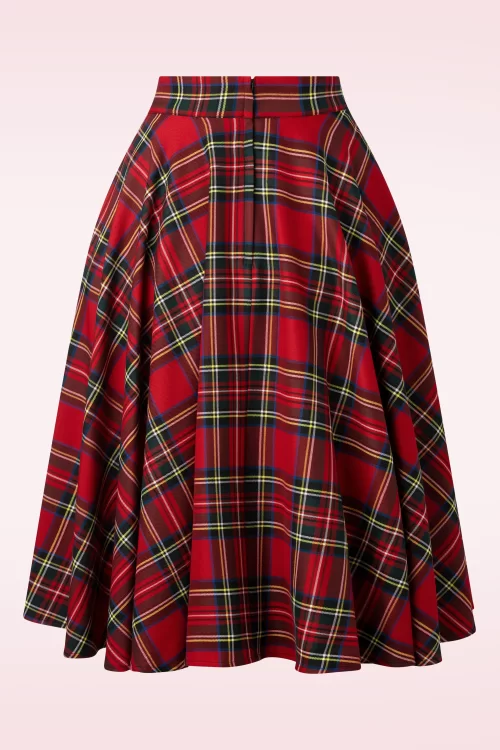 Banned Retro Party swing rok in rood