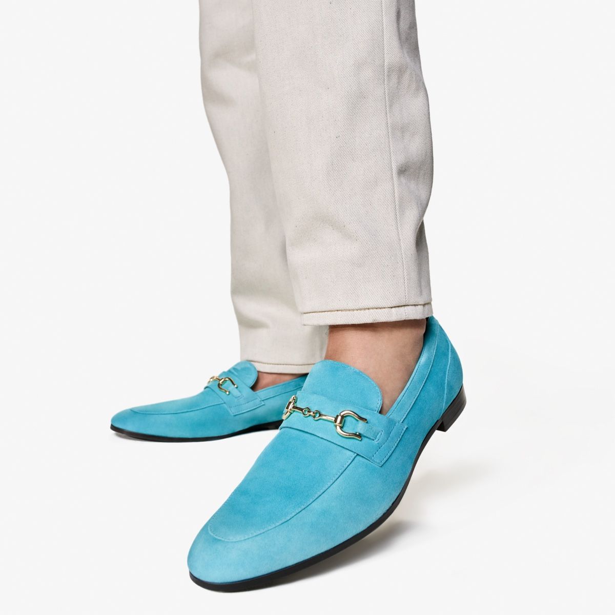 Marinho Turquoise Men Dress Shoes