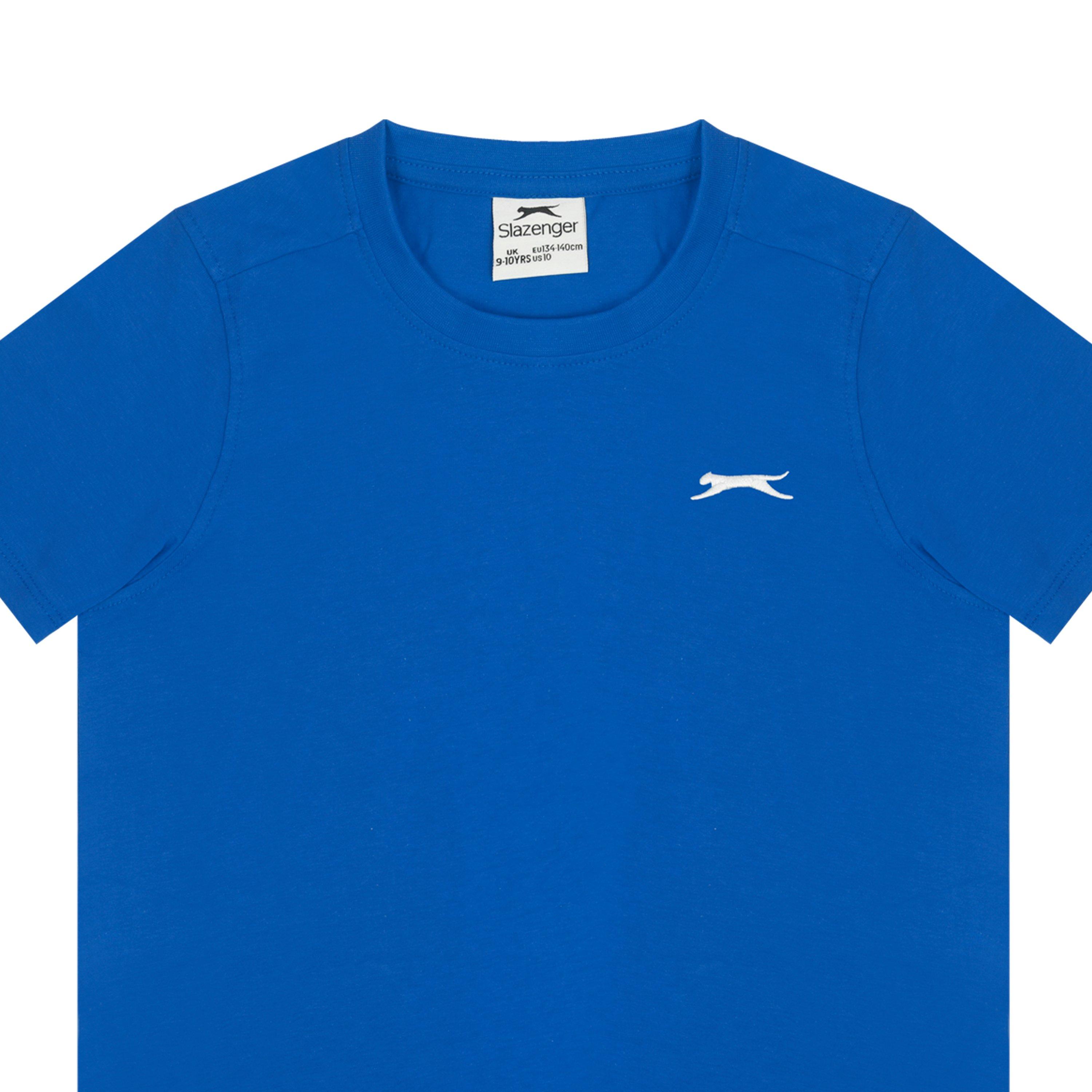 Slazenger Junior Boys Plain Tee shirt