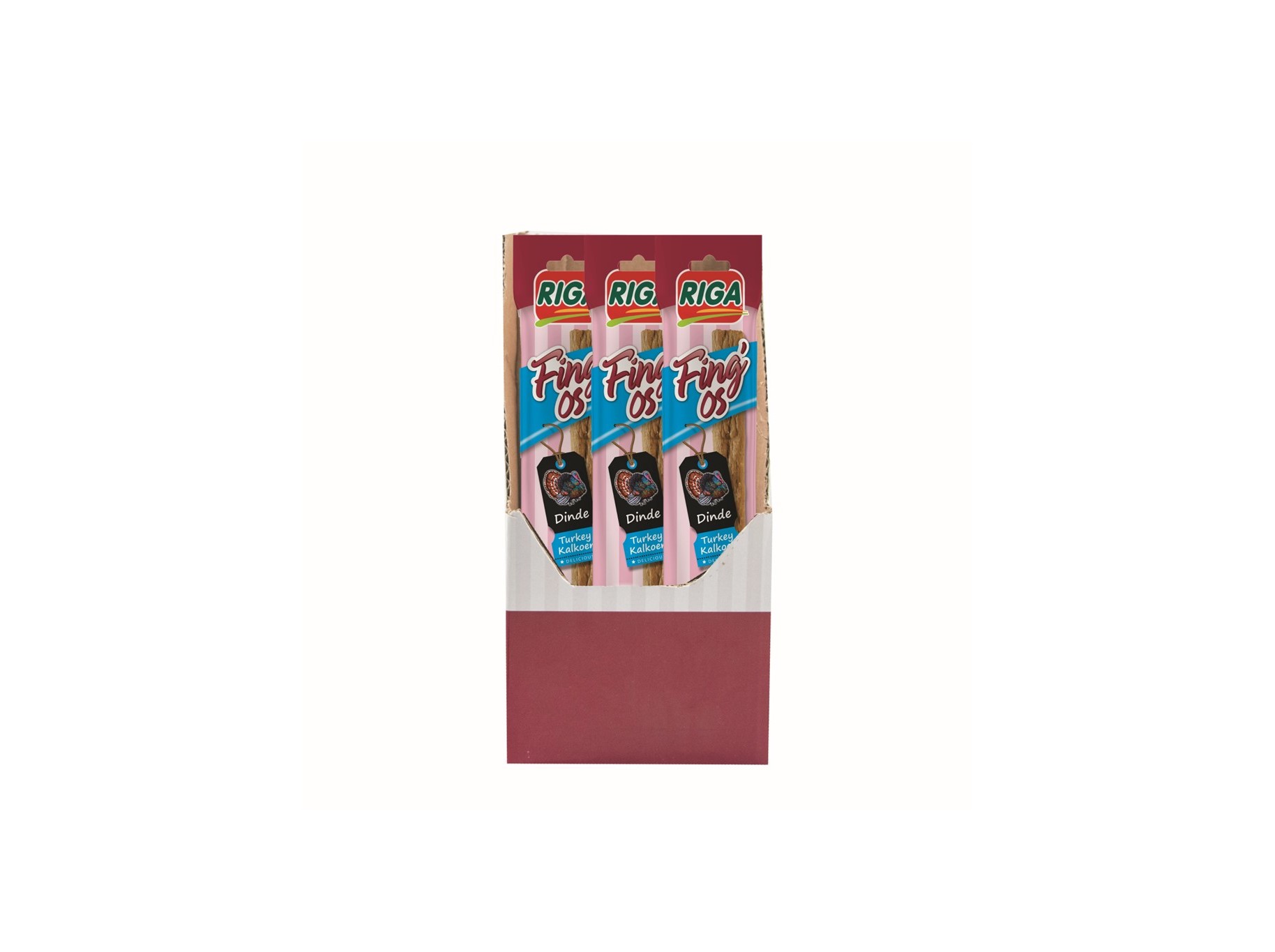 SNACKS PARA CÃO RIGA FING'OS STICK PERU 1UNIDADE