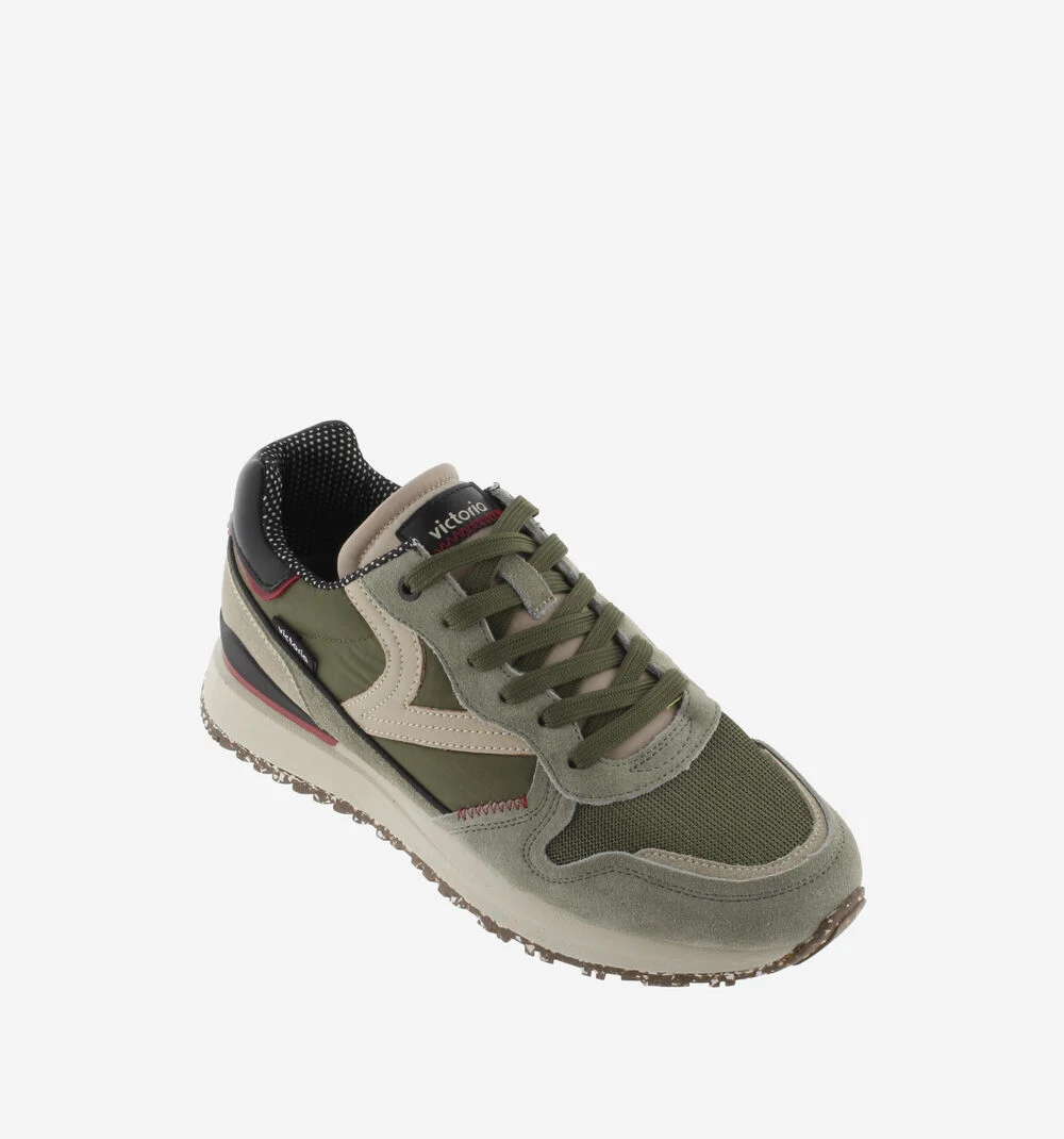 LEGGERA TECH NAILON Baskets en nylon pour hommes à semelles recyclées KAKI