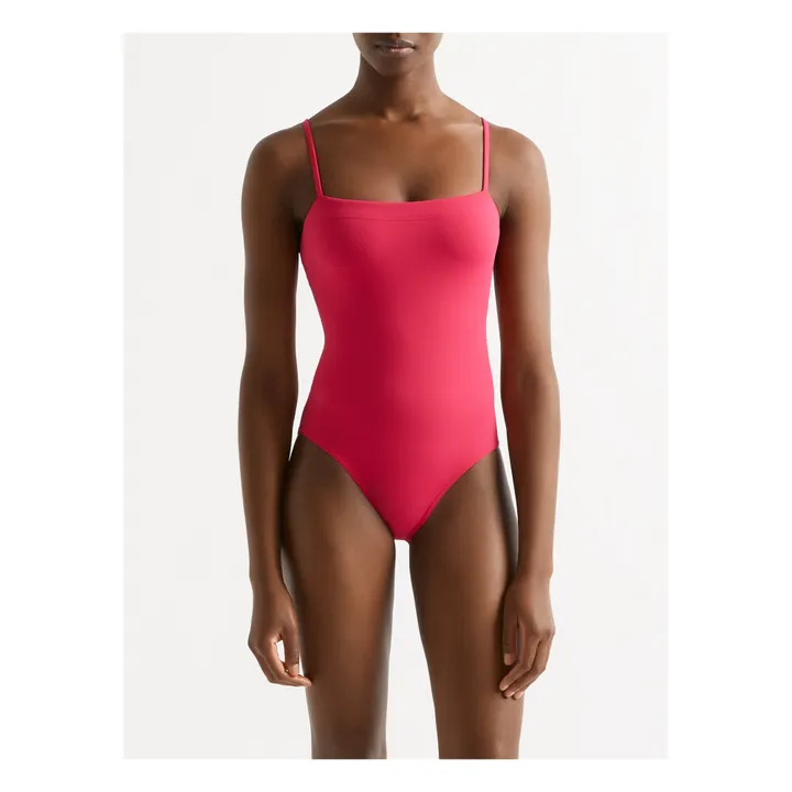 Eres Maillot 1 Pièce Aquarelle | Rouge framboise