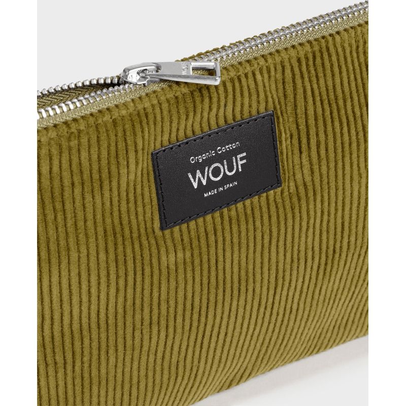 Pochette large 21,5 cm Olive