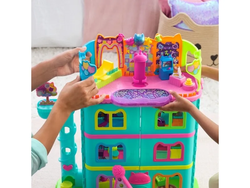 Gabby's Dollhouse Rooftop Roller Party Playset