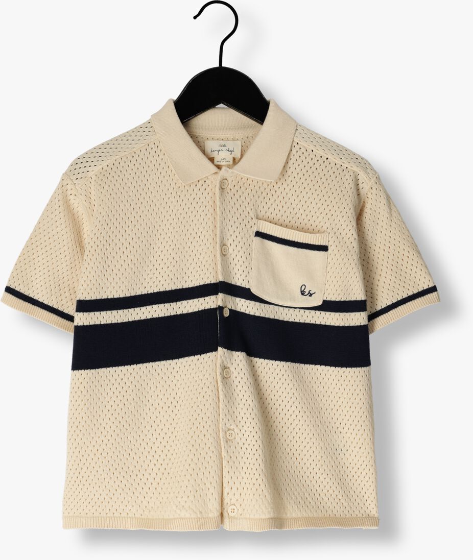 KONGES SLOJD beige konges slojd casual overhemd hai knit shirt gots