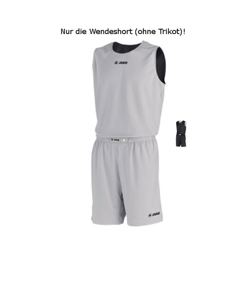 JAKO Wendeshort Change Active Schwarz Grau F08