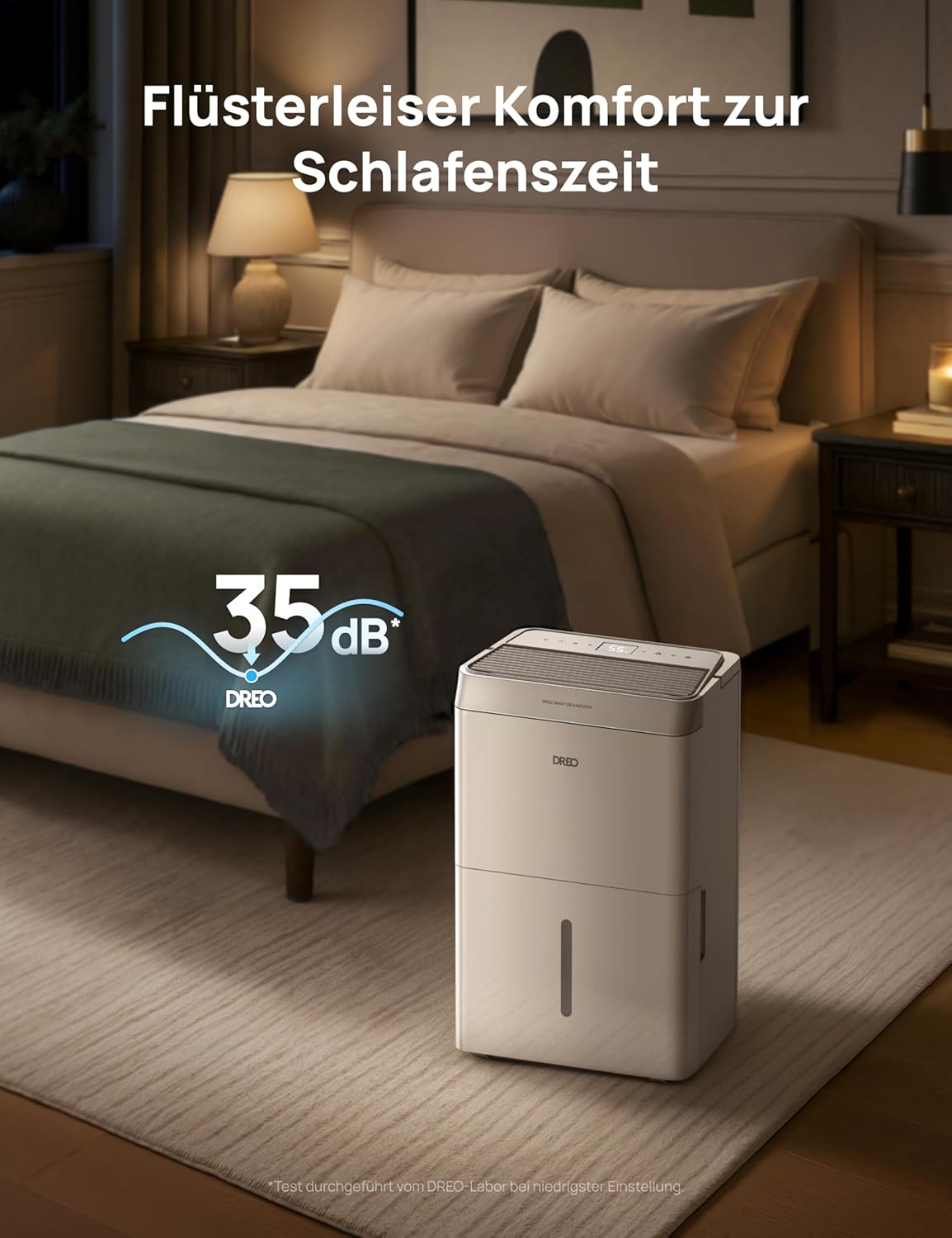 DREO Luftentfeuchter elektrisch, App & WLAN, 16L/24h, Raumentfeuchter leise 35dB, 30m², Entfeuchter energiesparend, 3 Modi, 3,4L Tank, Wäschetrockner & 24h Timer, für Schlafzimmer & Bad & Keller