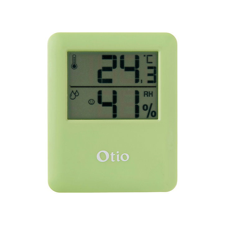 Thermomètre hygromètre digital intérieur Otio vert