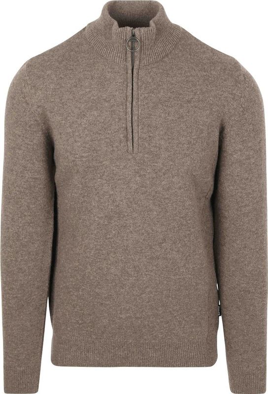 Barbour - Trui - Bruin Gemeleerd - 100% Wol